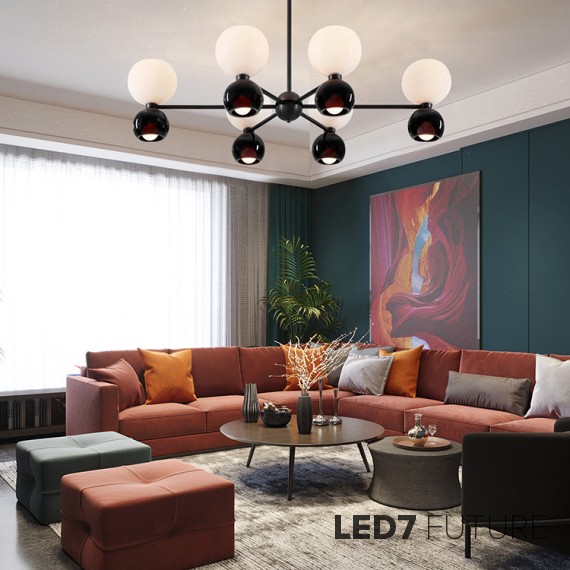 Loft Industry Modern - Deco Balls Chandelier V2